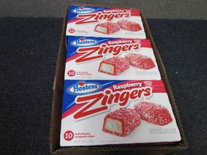 3- 10pk 13.4 oz Boxes Hostess Raspb...