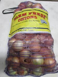 25 lb Farm Fresh Onions...