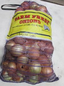 25 lb Farm Fresh Onions...