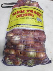 25 lb Farm Fresh Onions...