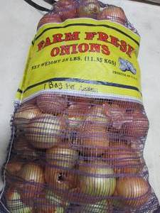 25 lb Farm Fresh Onions...