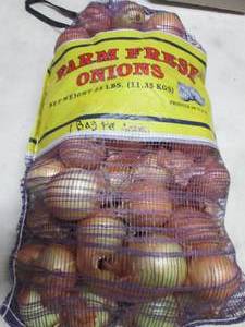 25 lb Farm Fresh Onions...