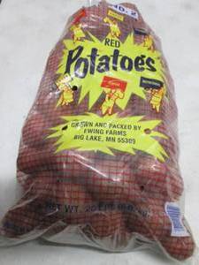 20 lb Minnesota Grown Red Potatoes...