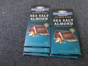 6- 3.5 oz Ghirardelli Sea Salt Almo...