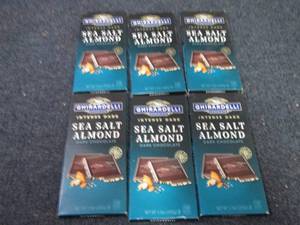 6- 3.5 oz Ghirardelli Sea Salt Almo...