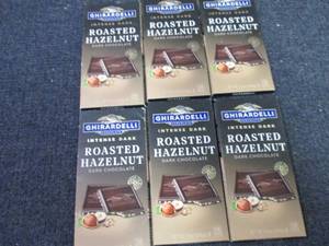 6- 3.5 oz Ghirardelli Roasted Hazel...