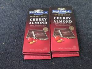 6- 3.5 oz Ghirardelli Cherry Almond...