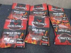 6- 3.25 oz  Bags Jack Links Wild He...