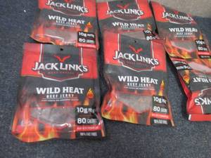 6- 3.25 oz  Bags Jack Links Wild He...