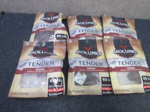 6- 3.25 oz  Bags Jack Links Extra T...