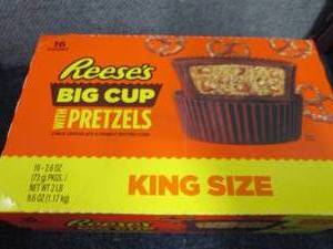 Box of 16- 2.6 oz Reeses Big Cup w...