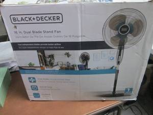 BLACKDECKER 16 Dual-Blade Pedesta...