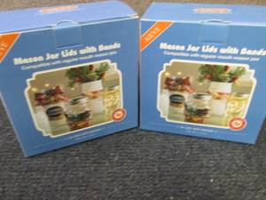 2- 24pks Regular Mason Jar Lids & R...