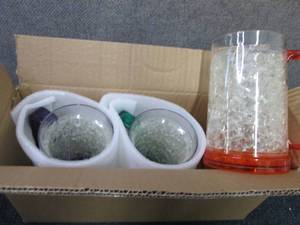 Set of 3 Colored Freezer Mugs...