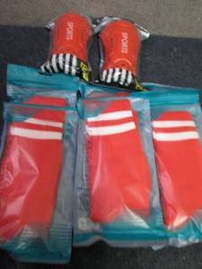 Soccer Accessory Set- 2 Sets Shin G...