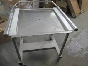 Rolling  Stainless Drain Cart...