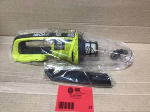 lot 27 image: Ryobi ONE 18V Cordless Performance Hand Vacuum (Tool only)
