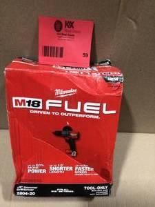 lot 59 image: Milwaukee Hammer Drill - tool only review pictures