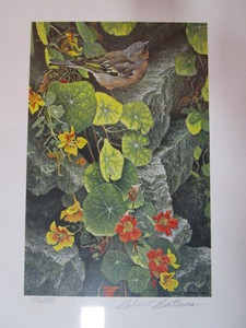 lot 25 image: Robert Bateman S&N Print 772950 On The Garden Wall