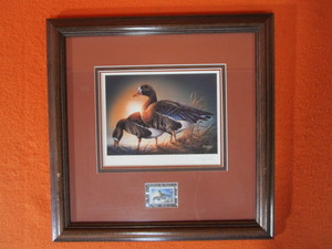 lot 33 image: Terry Redlin S&N Print 9294385 MN Migratory Waterfowl Stamp