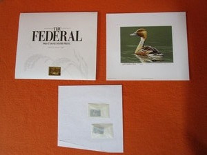 lot 37 image: Burton E. Moore Jr S&N Print 20824670 1986-87 Federal Migratory Bird Hunting & Conservation Stamp