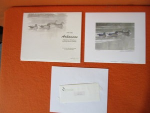 lot 42 image: Robert Bateman S&N 53328855 1987-88 Arkansas Migratory Waterfowl Hunting Stamp