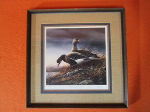lot 47 image: Terry Redlin S&N Print 589960 White Fronted Geese (Silent Wings Series)