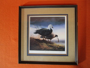 lot 48 image: Terry Redlin S&N Print 589960 Blue Geese (Silent Wings Series)