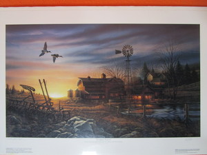 lot 50 image: Terry Redlin S&N Print (Artist Proof) 28240 Evening Chores