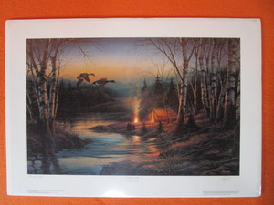 lot 55 image: Terry Redlin S&N Print (Artist Proof) 796 Twilight Glow