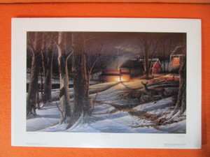 lot 56 image: Terry Redlin S&N Print (Artist Proof) 796 Night Mapling