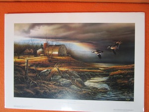 lot 62 image: Terry Redlin S&N Print (Artist Proof) 18150 Stormy Weather