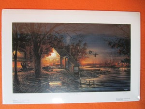 lot 63 image: Terry Redlin S&N Print (Artist Proof) 240240 That Special Time