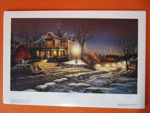 lot 67 image: Terry Redlin S&N Print (Artist Proof) 32950 Lights Of Home
