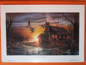lot 69 image: Terry Redlin S&N Print (Artist Proof) 127500 Golden Retreat
