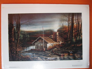 lot 71 image: Terry Redlin S&N Print 589960 Autumn
