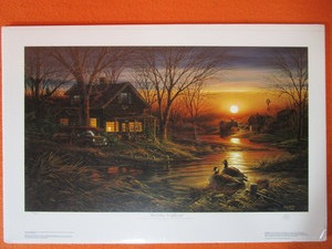 lot 75 image: Terry Redlin S&N Print 499729500 Shoreline Neighbors