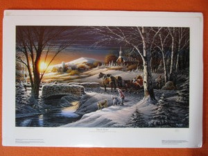 lot 76 image: Terry Redlin S&N Print 322729500 Almost Home