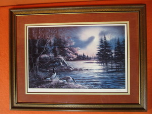 lot 80 image: Terry Redlin S&N Framed Print 589960 Afternoon Glow