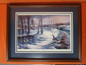 lot 85 image: Terry Redlin S&N Framed Print (Artist Proof) 1196 Whistle Stop