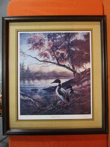 lot 88 image: Terry Redlin S&N Framed Print 589960 Hidden Point