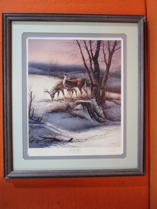 lot 94 image: Terry Redlin S&N Framed Print 625960 On The Alert