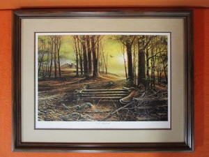 lot 108 image: Terry Redlin S&N Framed Print 834960 Soft Shadows