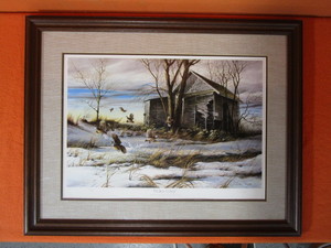 lot 109 image: Terry Redlin S&N Framed Print 840960 Broken Covey