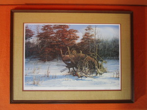 lot 110 image: Terry Redlin S&N Framed Print 779960 Rusty Refuge