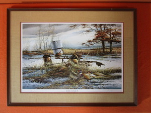 lot 111 image: Terry Redlin S&N Framed Print 933960 Rusty Refuge II