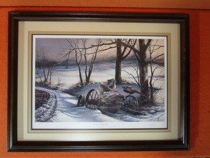 lot 112 image: Terry Redlin S&N Framed Print 810960 Rusty Refuge III
