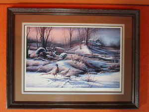 lot 113 image: Terry Redlin S&N Framed Print (Artist Proof 1496 Rusty Refuge IV