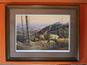 lot 116 image: Terry Redlin S&N Framed Print 615960 Passing Through