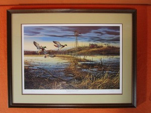 lot 118 image: Terry Redlin S&N Framed Print 481960 Spring Run-Off